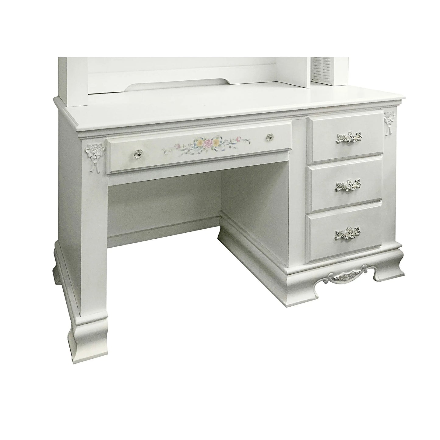 Flora White Computer Desk ACME East