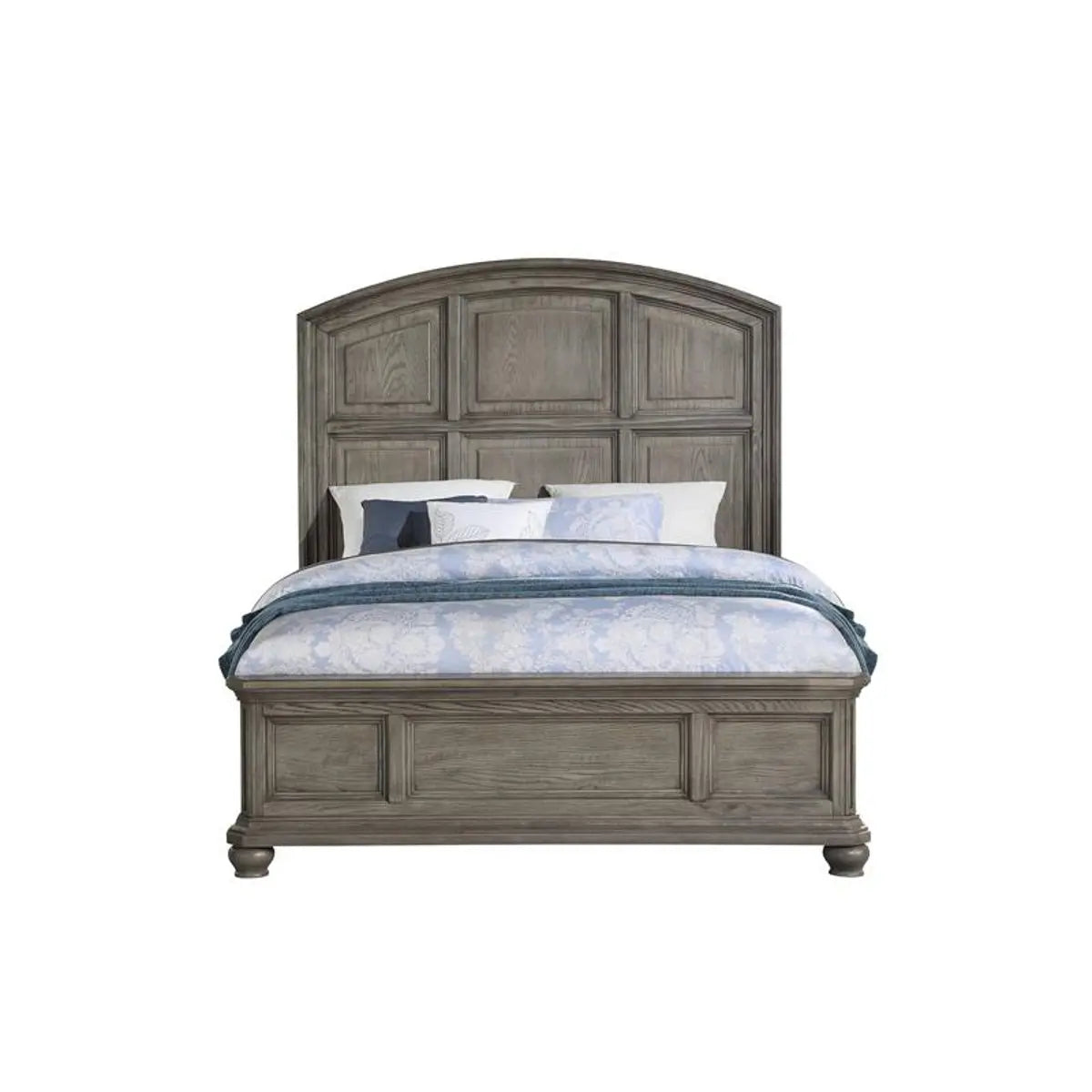 Acme Furniture Kiran California King Panel Bed in Gray 22064CK ACME East