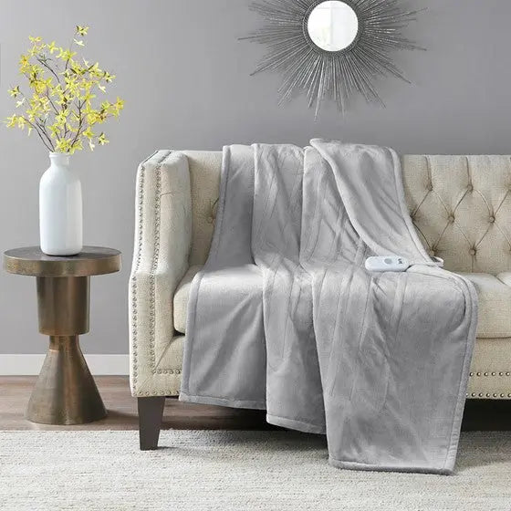 Throw Light Grey Olliix.com