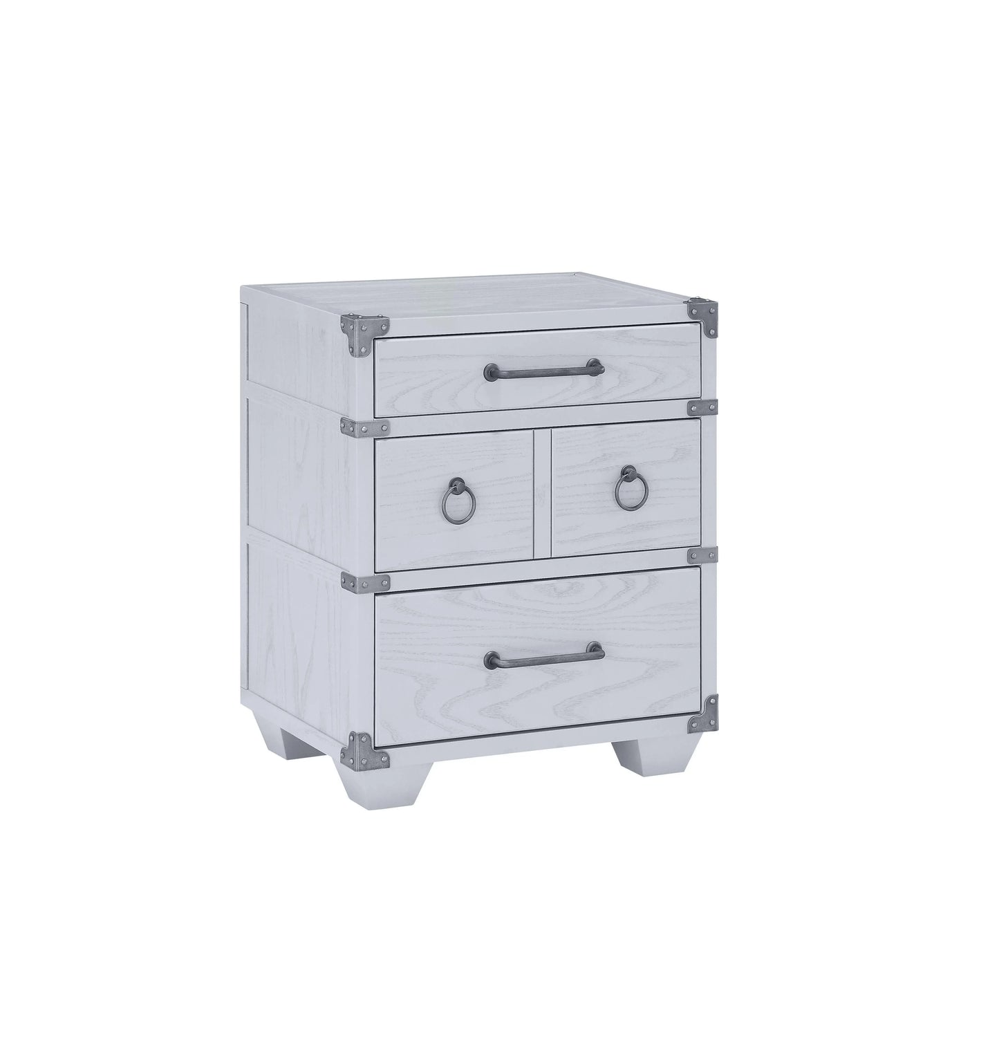Orchest Gray Nightstand w/3 Drw ACME East