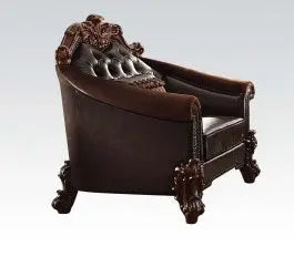 Acme Vendome Living Room Chair in Cherry 53132 ACME East