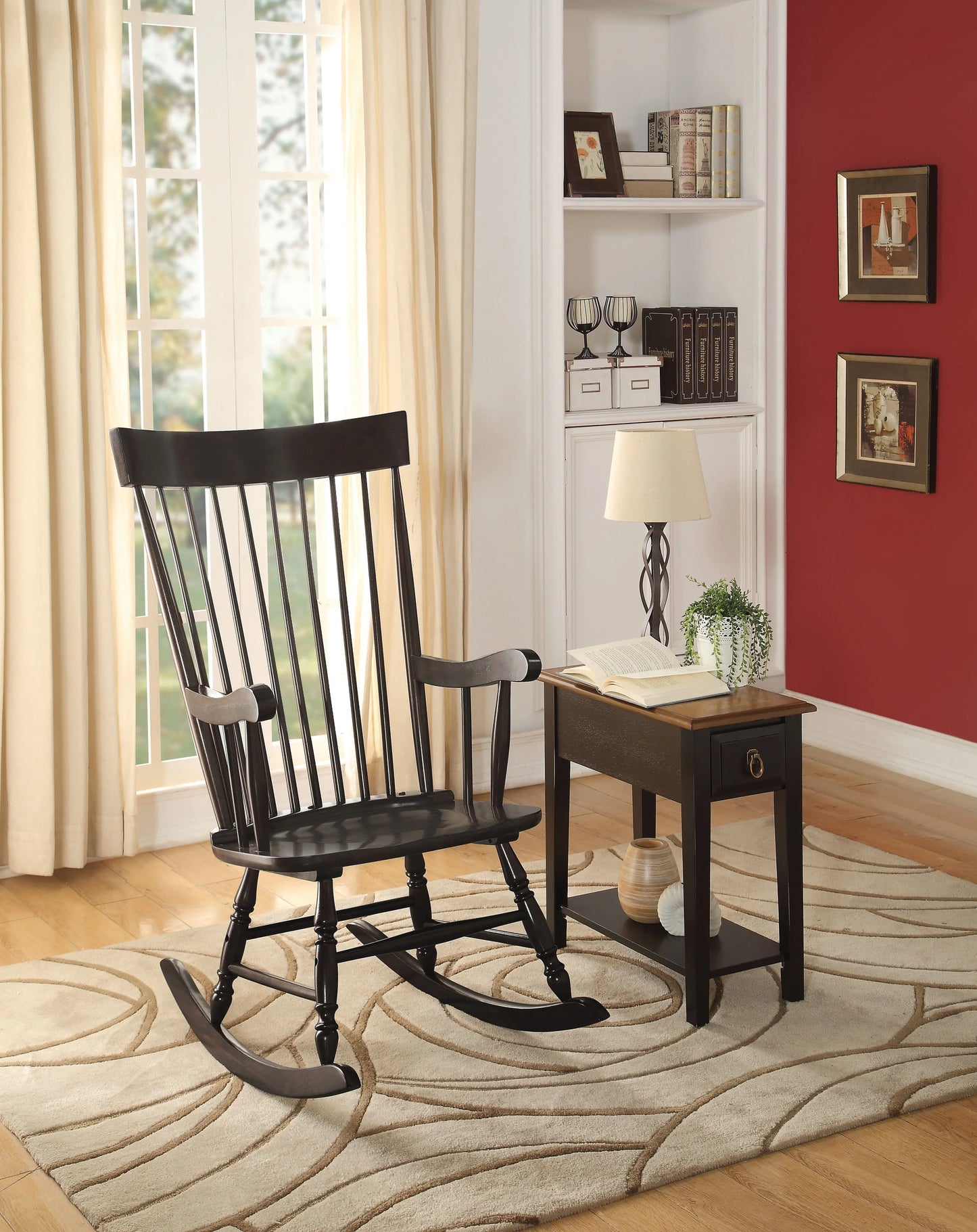 Arlo Black Rocking Chair ACME East