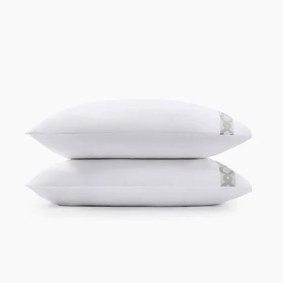 300TC Cotton Pillowcases Grey Olliix.com