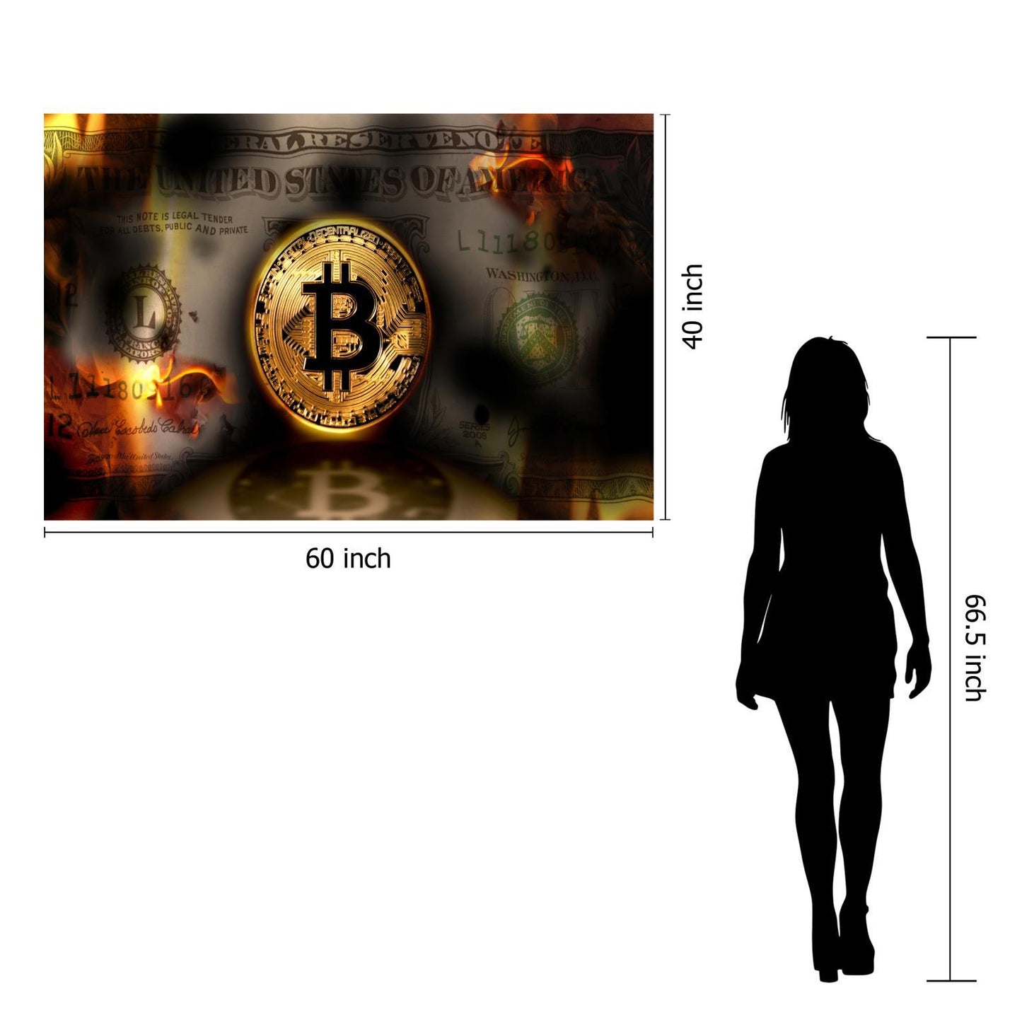 Tempered Glass With Foil - Dollar Down - Yellow Classy Art