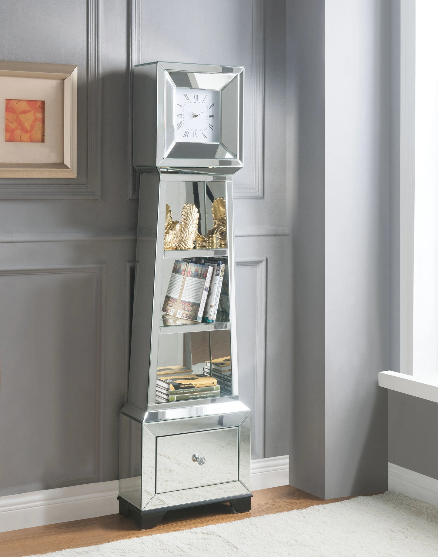 Dalton Mirrored Grandfather Clock ACME East