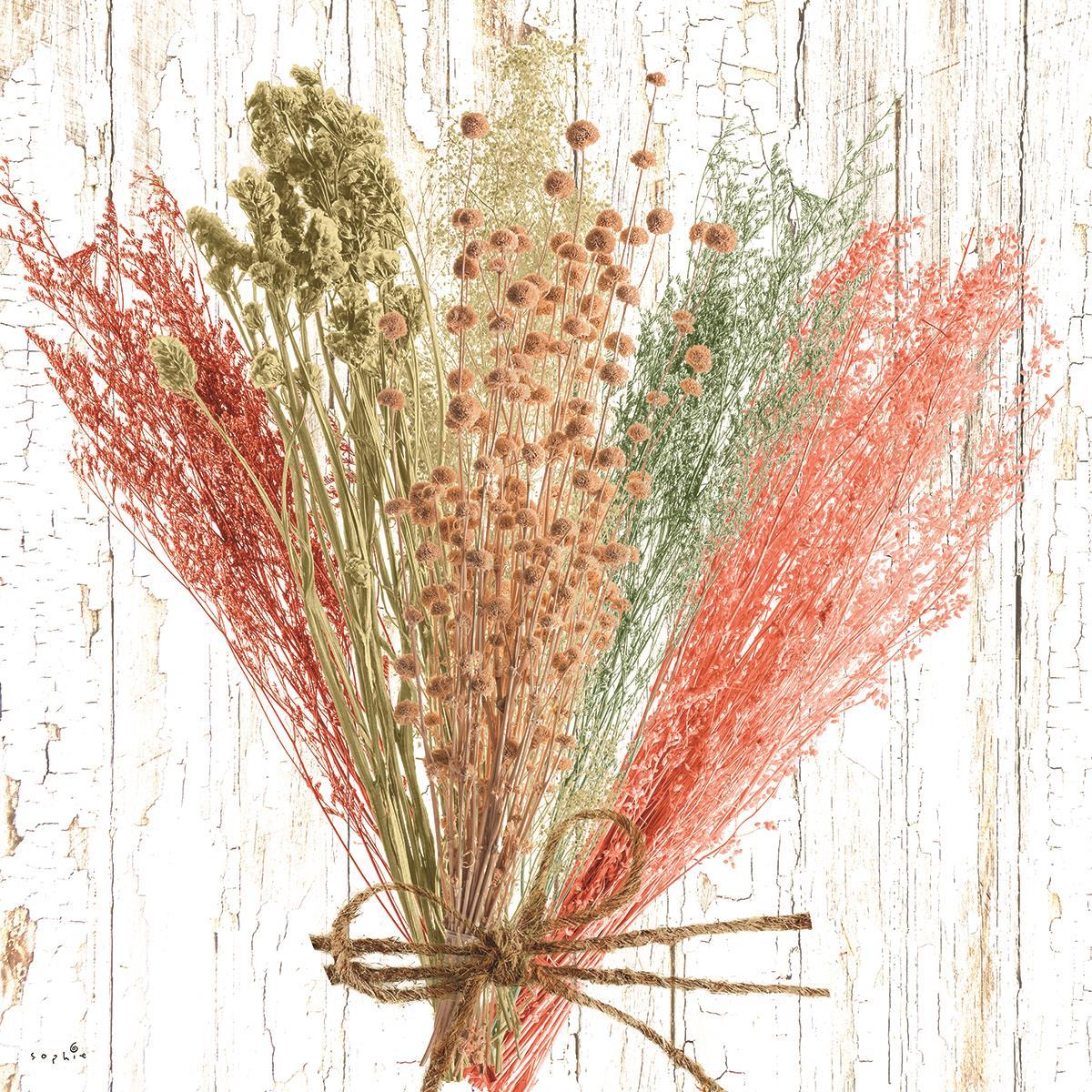 Framed Small - Earth Party I By Sophie Six - Red Classy Art