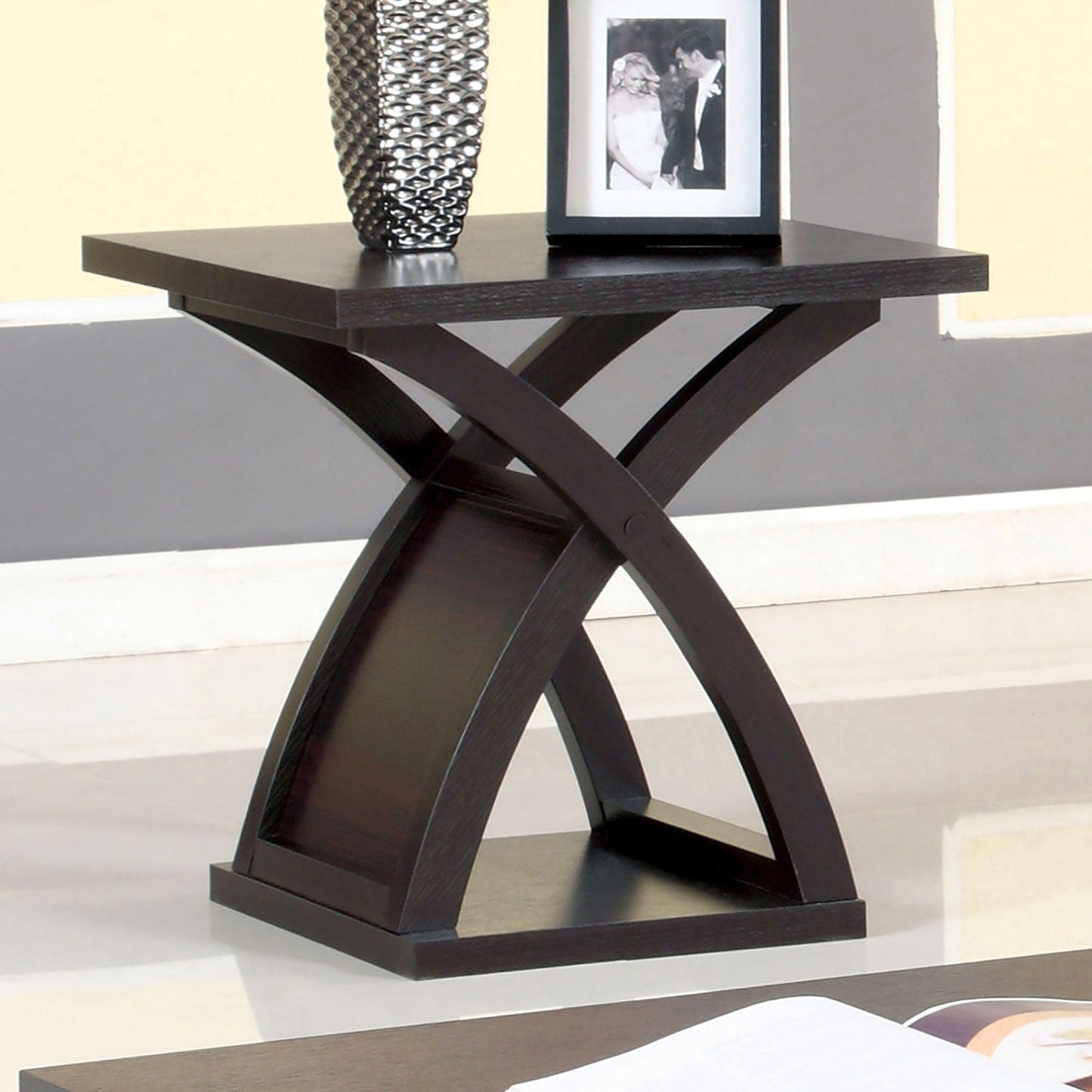 Arkley Espresso End Table FOA East