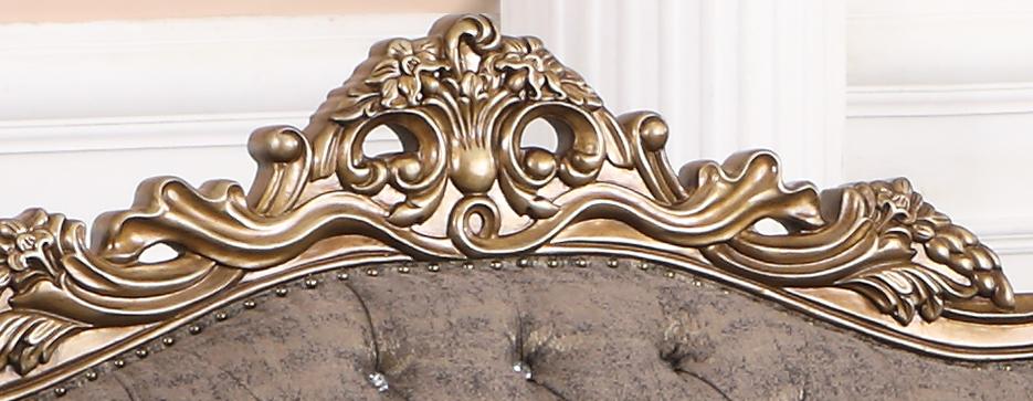 Amelia Traditional Style Chair in Bronze finish Wood Cosmos Furniture