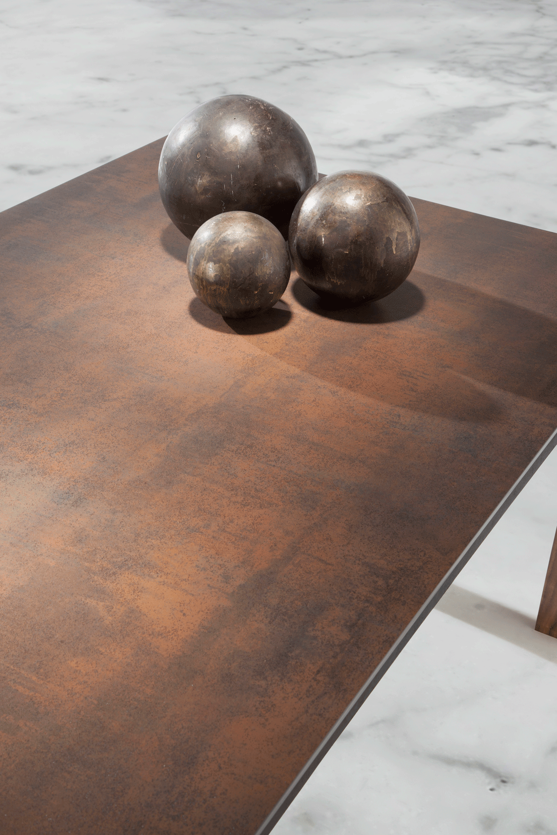 ESF Furniture - Iron Dining Table with Igni Chairs - IRONTABLE-IGNICHAIR-6CHAIR ESF Furniture