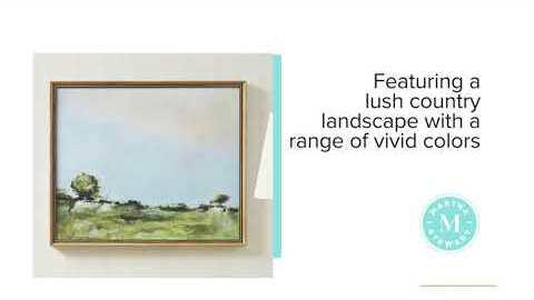 Across The Plains 2 Framed Gel Coated Canvas Multicolor Olliix.com