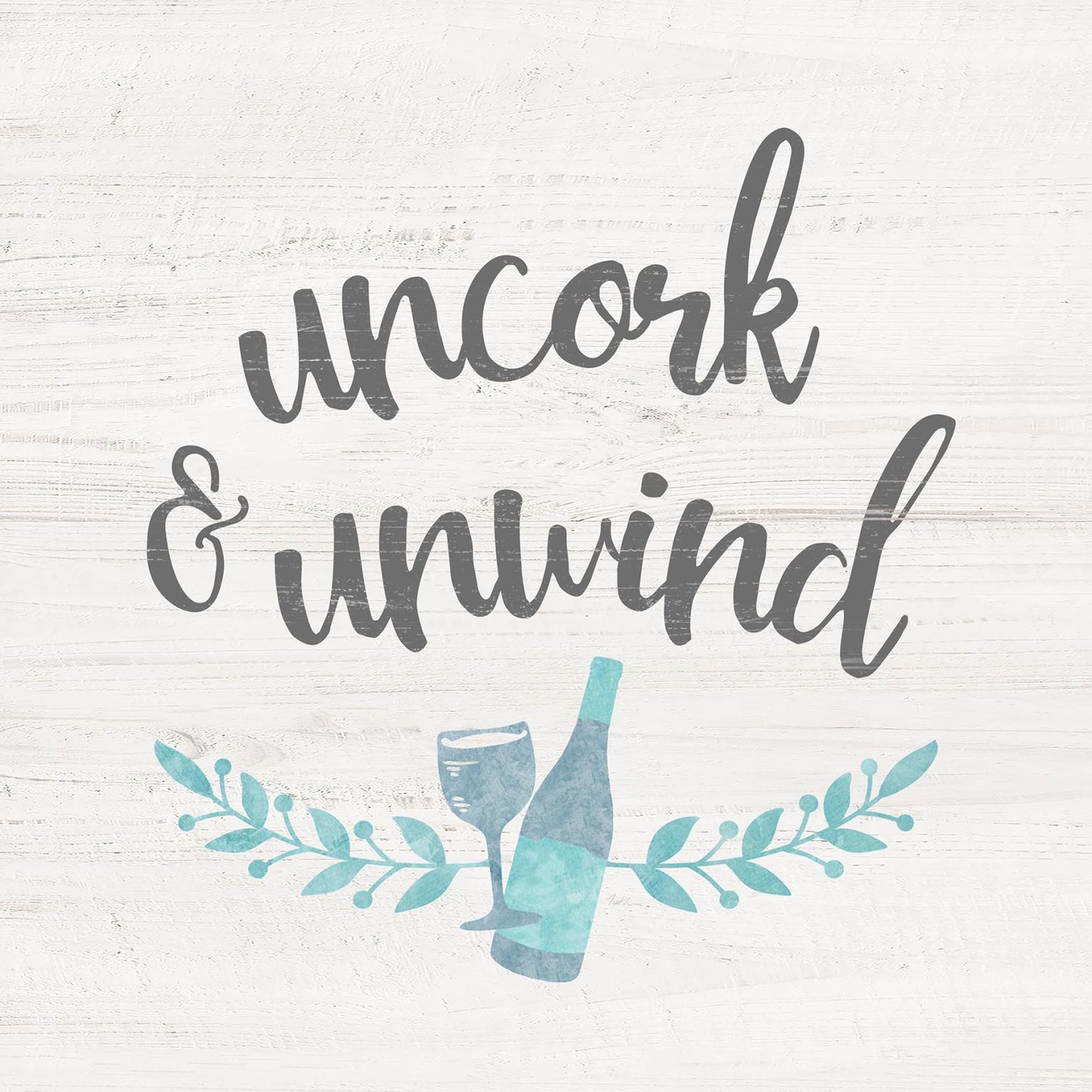 Framed - Wine O'clock By Natalie Carpentieri - Pearl Silver Classy Art