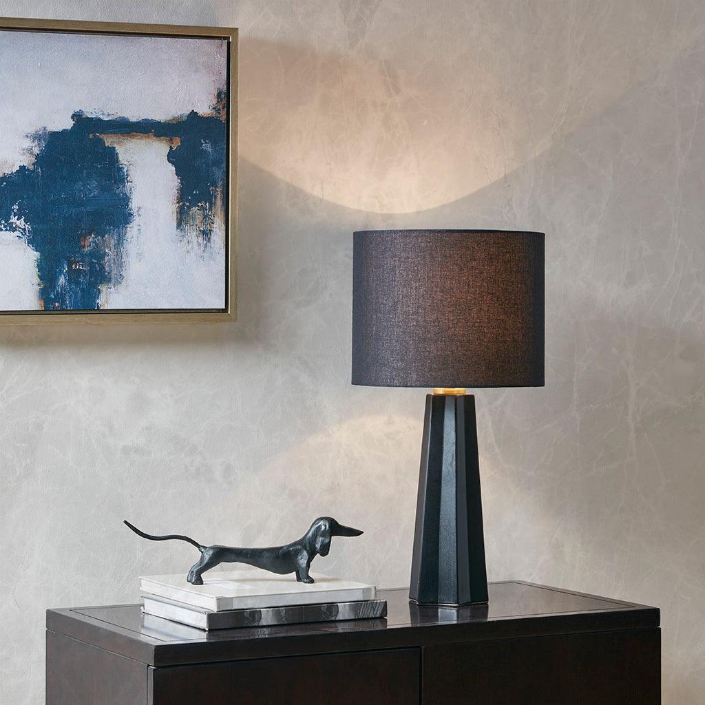 Athena Table Lamp Black Olliix.com