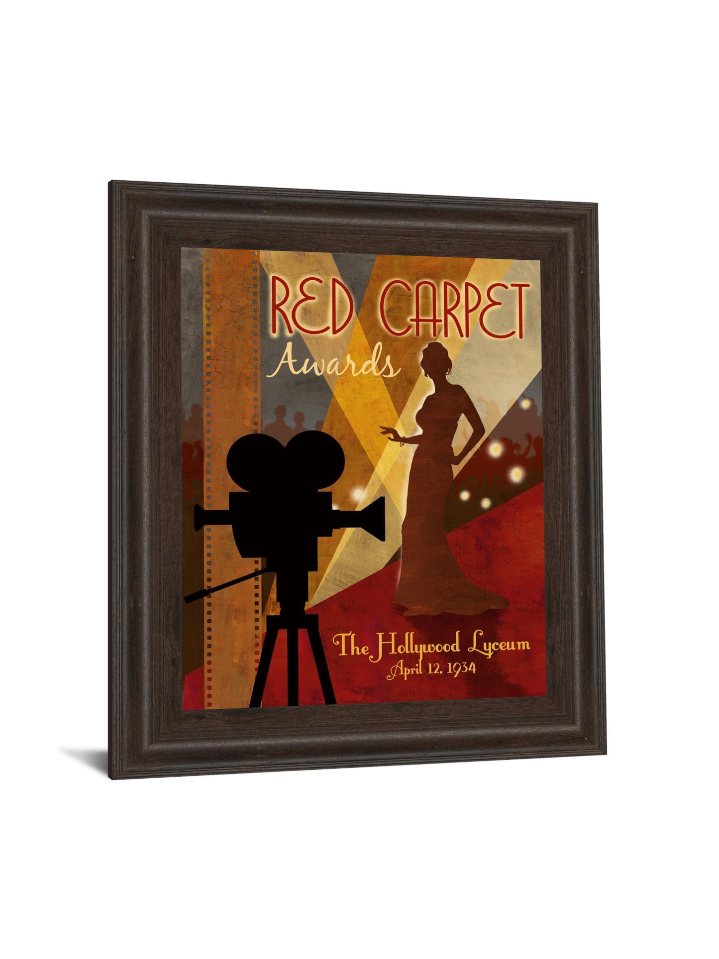 Red Carpet Awards By Conrad Knutsen - Framed Print Wall Art - Red Classy Art