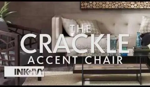 Crackle Accent Chair Light Gray Olliix.com
