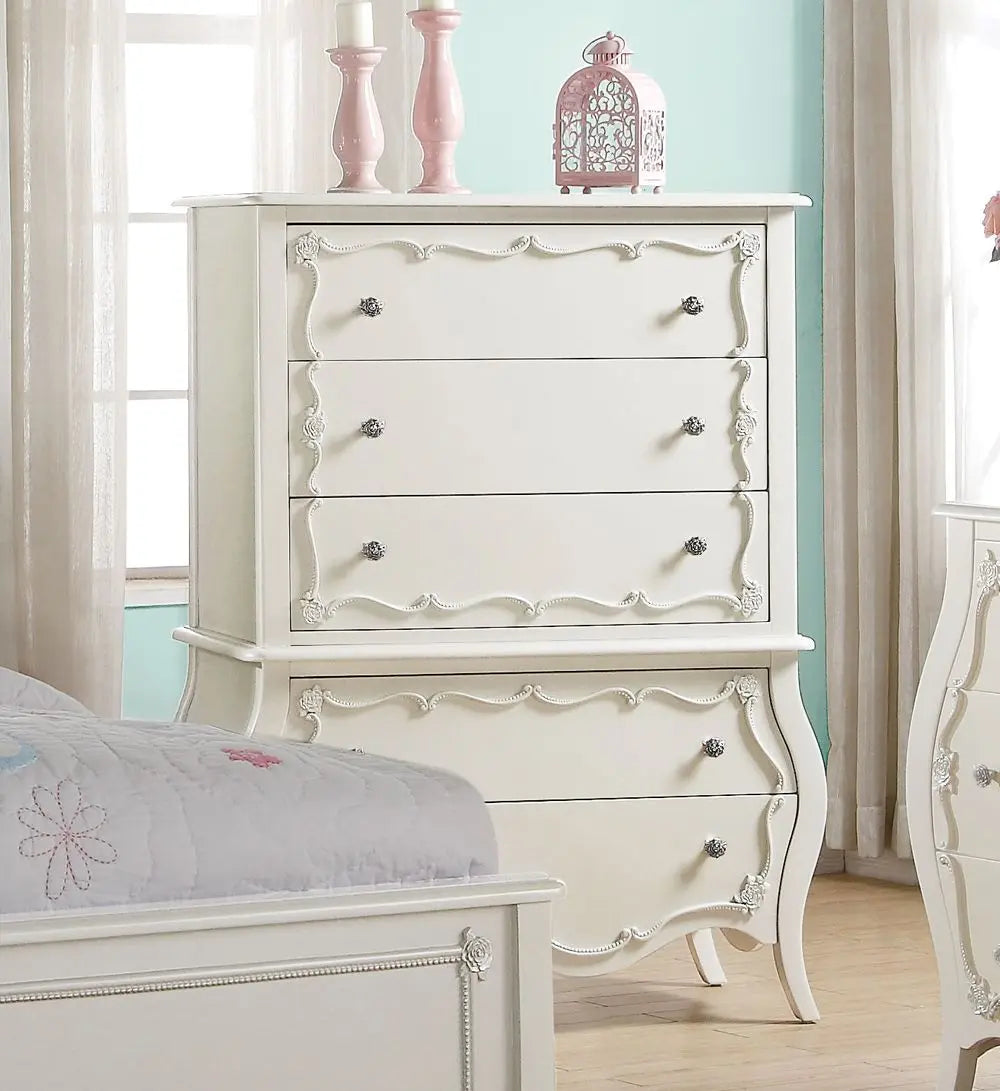 Acme Edalene Chest in Pearl White 30515 ACME East