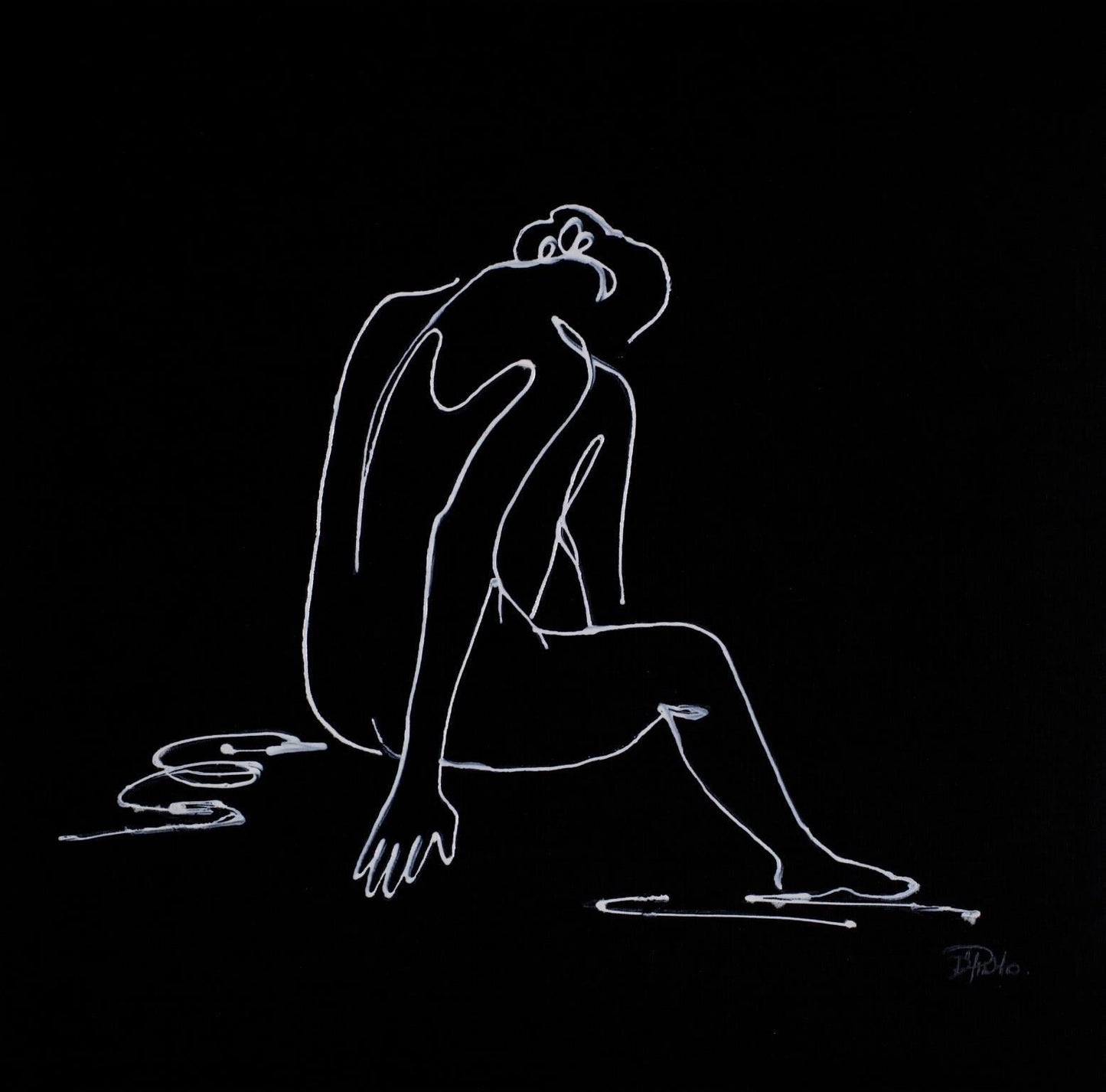 Spa Day Figurative I By Patricia Pinto - Black Classy Art