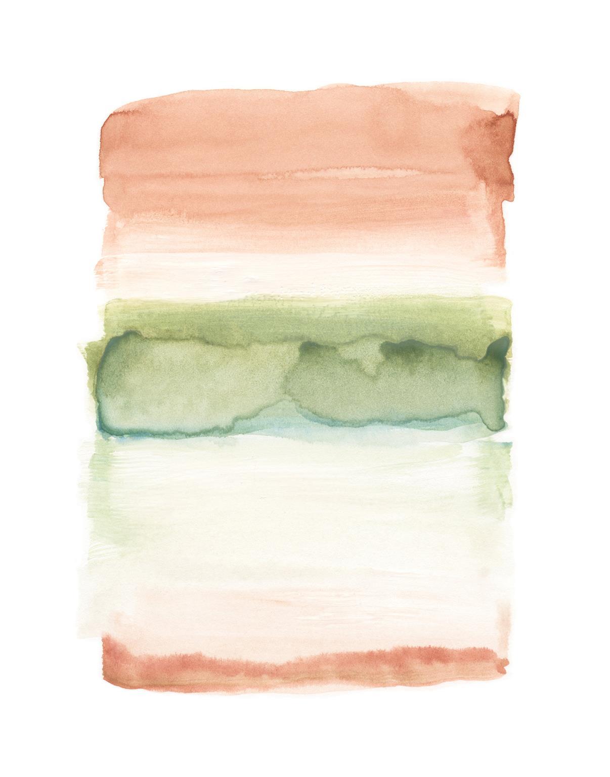 Framed - Skye II By Nan - Green Classy Art