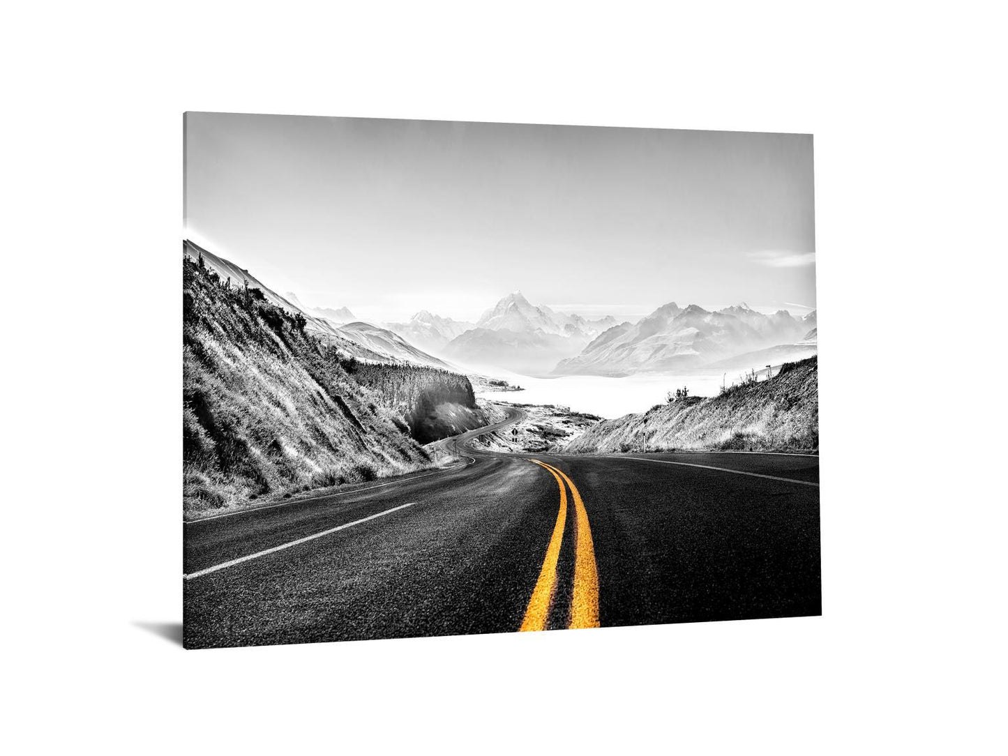 Tempered Glass Plus Foil Road - Dark Gray Classy Art