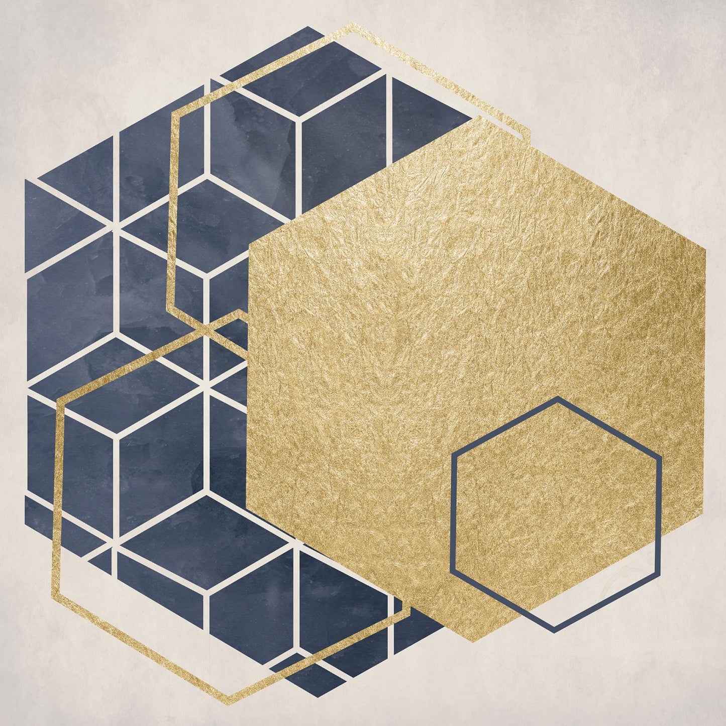 Framed Small - Geo I By Daniela Santiago - Yellow Classy Art