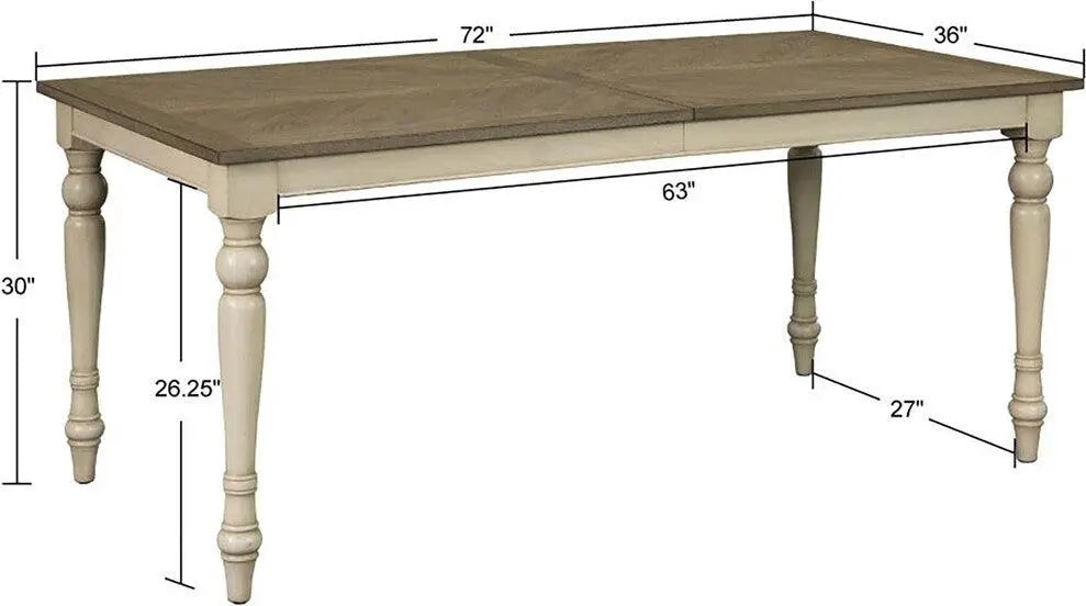 Fiona Rectangular Wood Dining Table Olliix.com
