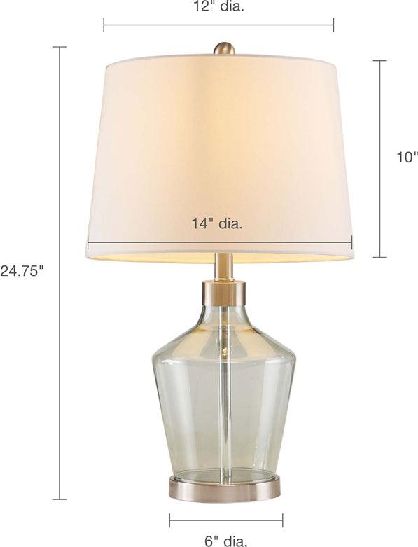 Harmony Table lamp Grey (Set of 2) Olliix.com