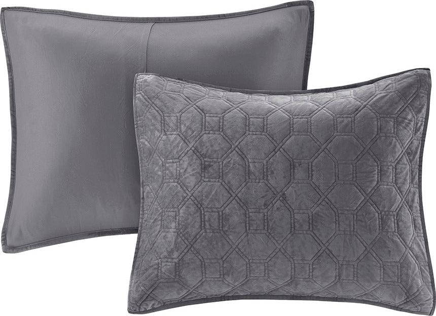 Harper Full/Queen Coverlet & Bedspread Gray Olliix.com