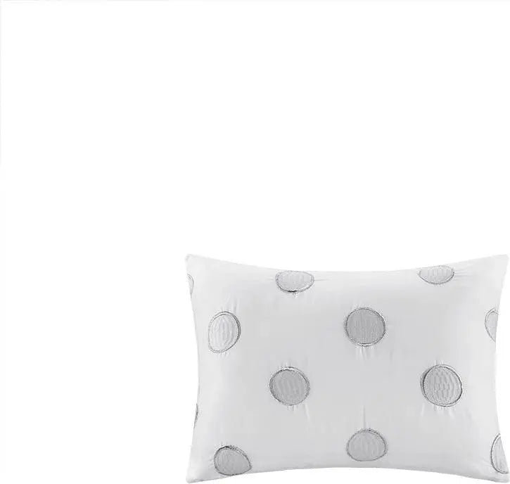 Lorna 26"W Comforter and Sheet Set Gray Full Olliix.com