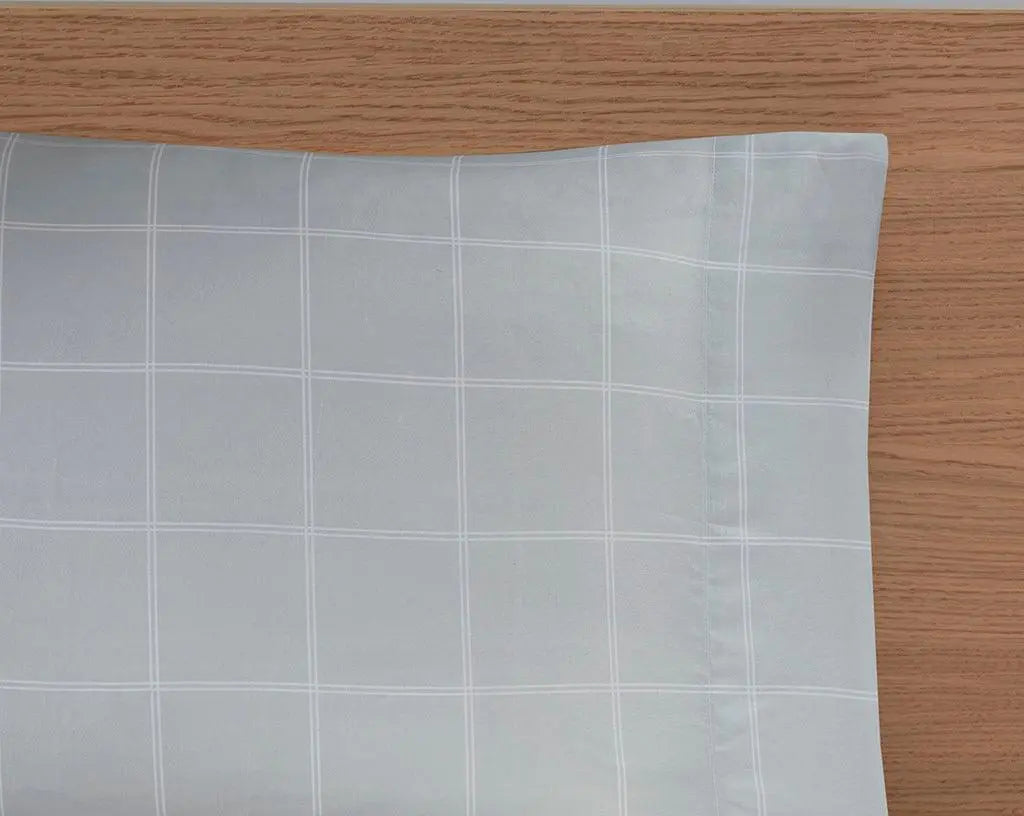 Marsden Farm House Complete Bed Set Including Sheets Blue | Gray Twin Olliix.com