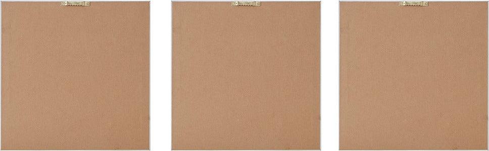 Montage Printed Distressed Tile Pattern 3 Piece Deco Box Wall Art Set Black & White Olliix.com