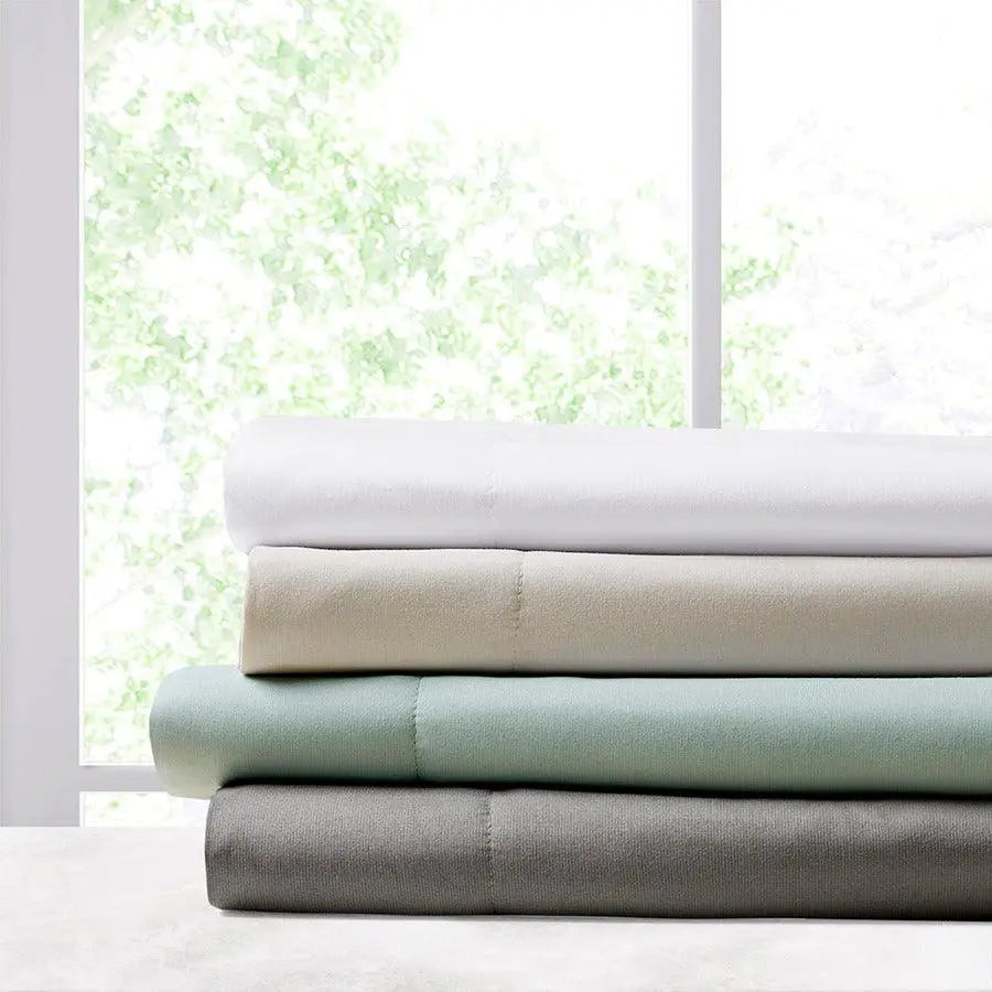 Smart Cool Microfiber Sheet Set Twin Blue Olliix.com