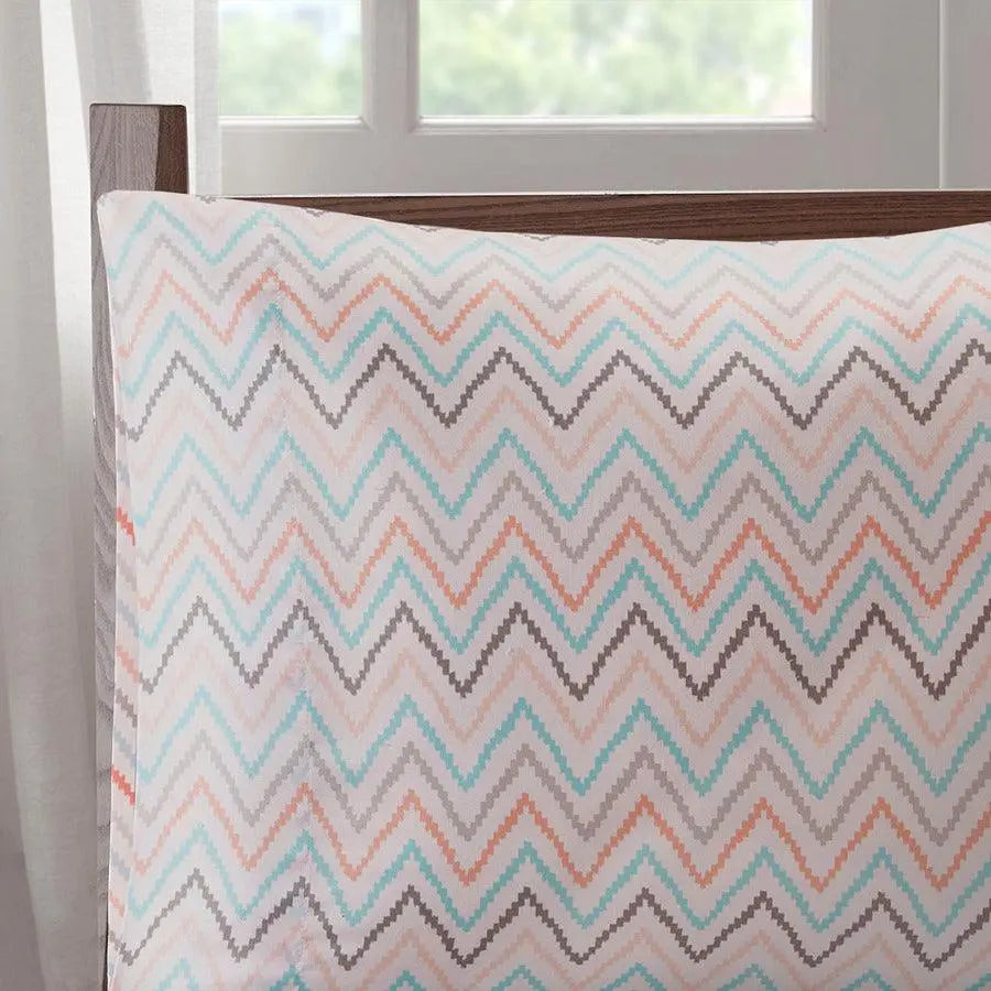 Toren Twin Embroidered Comforter and Sheet Set Pink Olliix.com