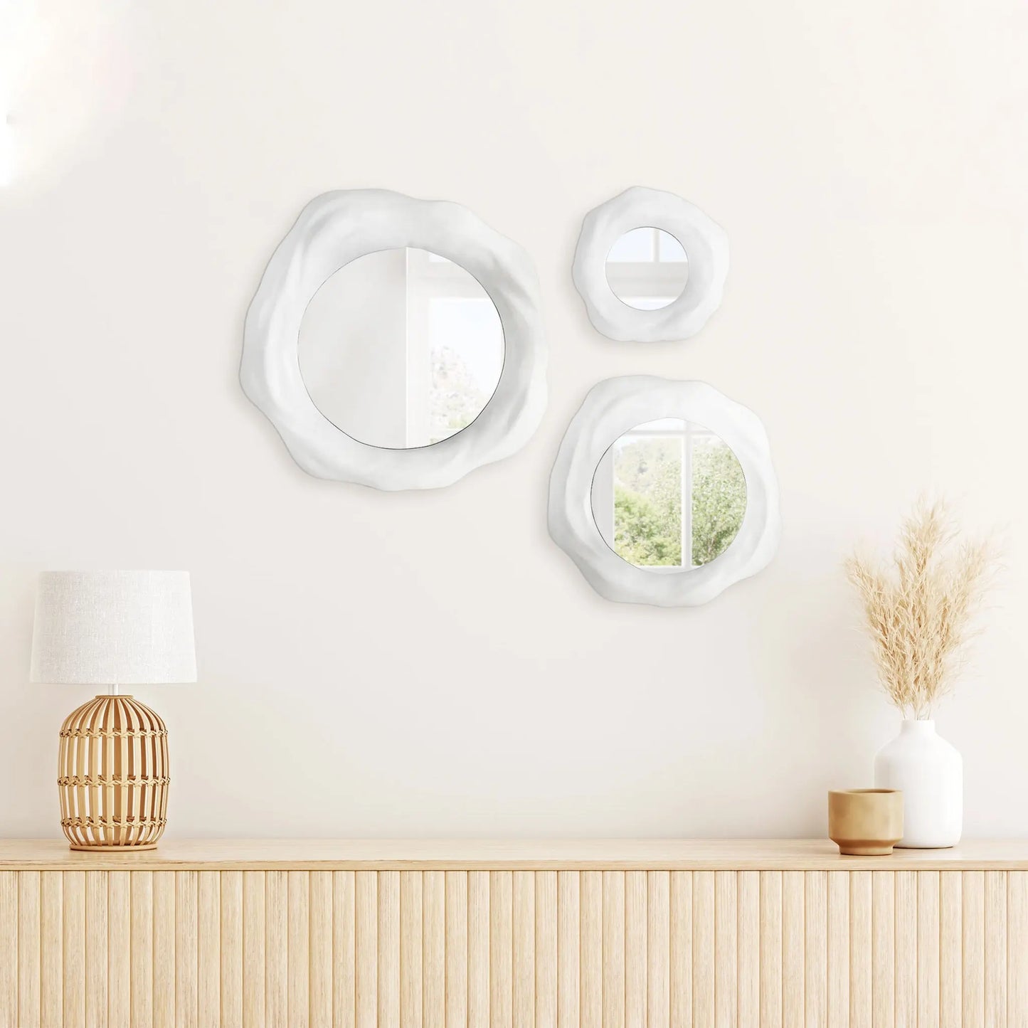 RenWil Evaton Round, Irregular Mirror NDD23M009 RenWil