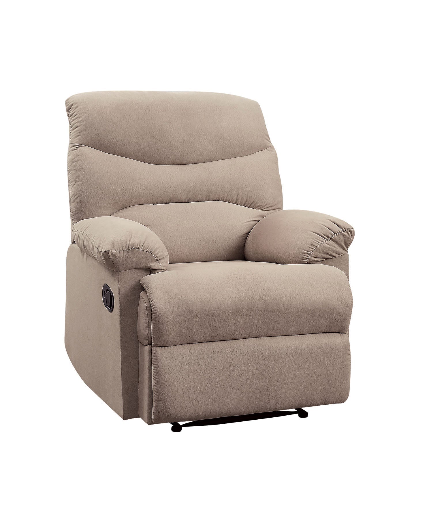 Arcadia Beige Woven Fabric Recliner (Motion) ACME East