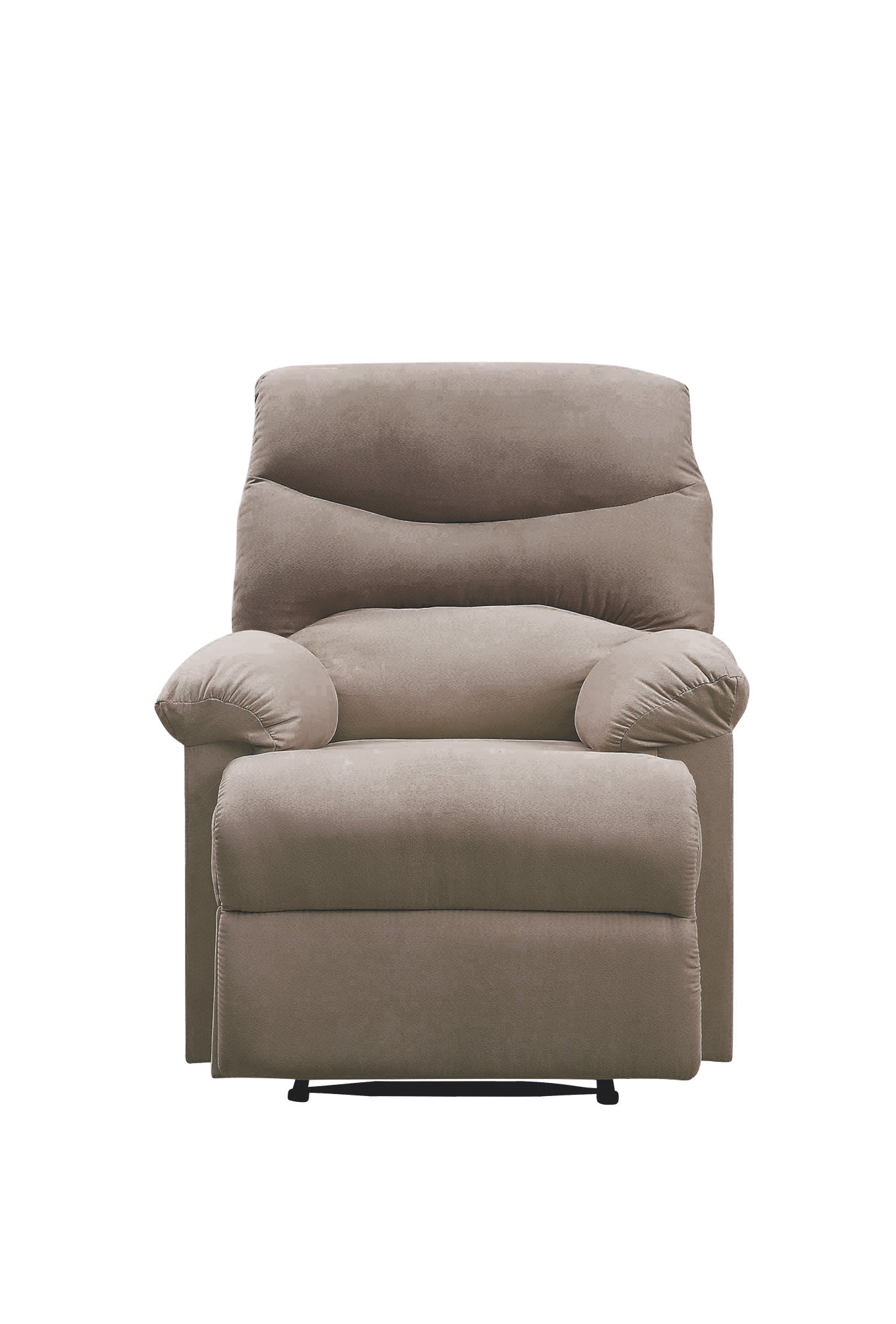 Arcadia Light Brown Woven Fabric Recliner (Motion) ACME East