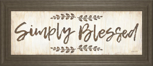 18x42 Simply Blessed By Annie Lapoint - Beige Classy Art