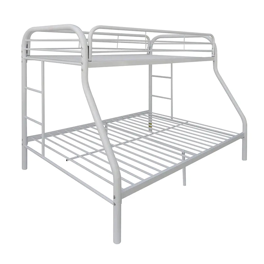 Tritan White Bunk Bed (Twin/Full) ACME East