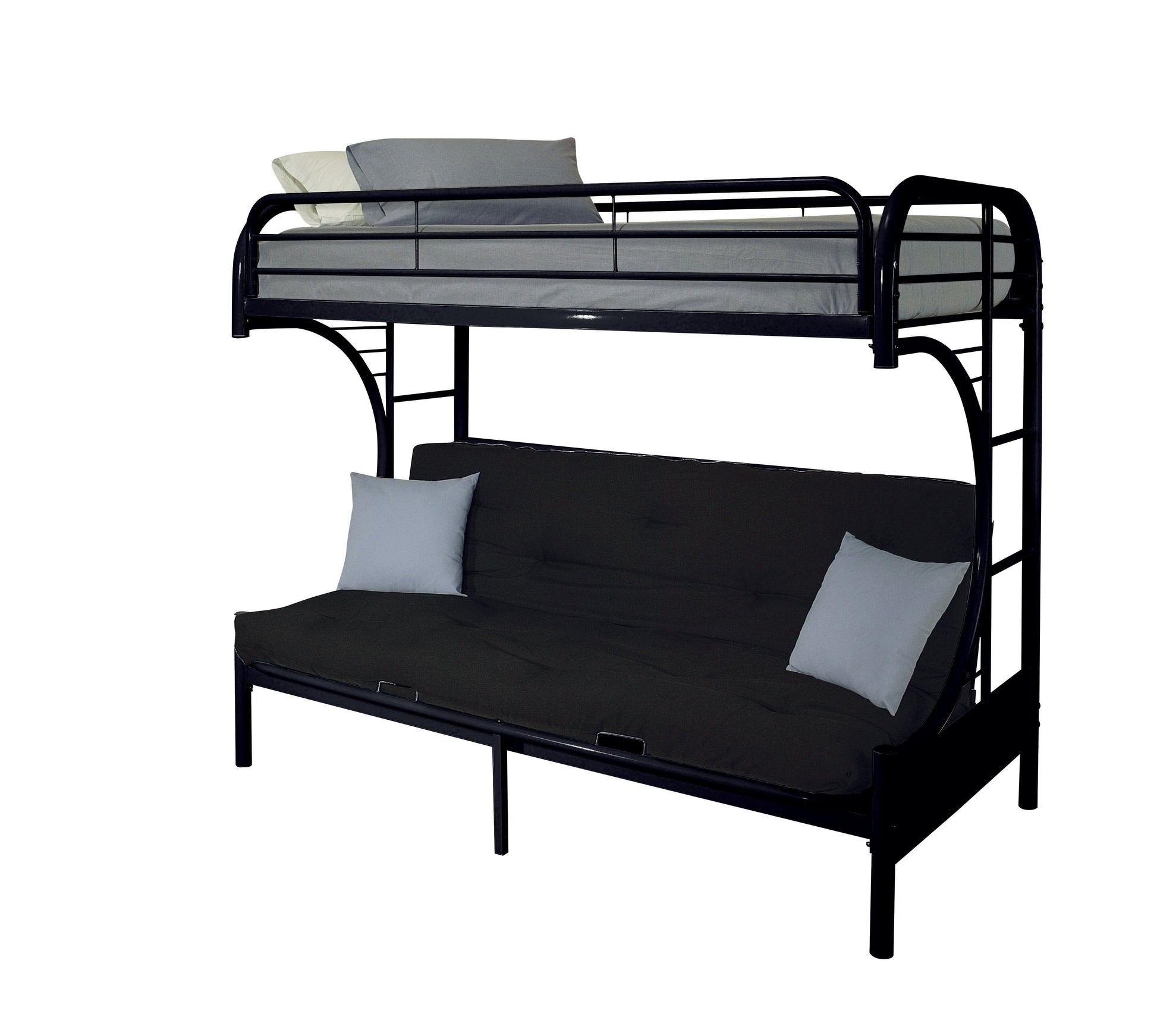 Eclipse Black Bunk Bed (Twin XL/Queen/Futon) ACME East