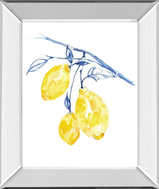 Watercolor Lemons II By Jennifer Goldberger - Yellow Classy Art