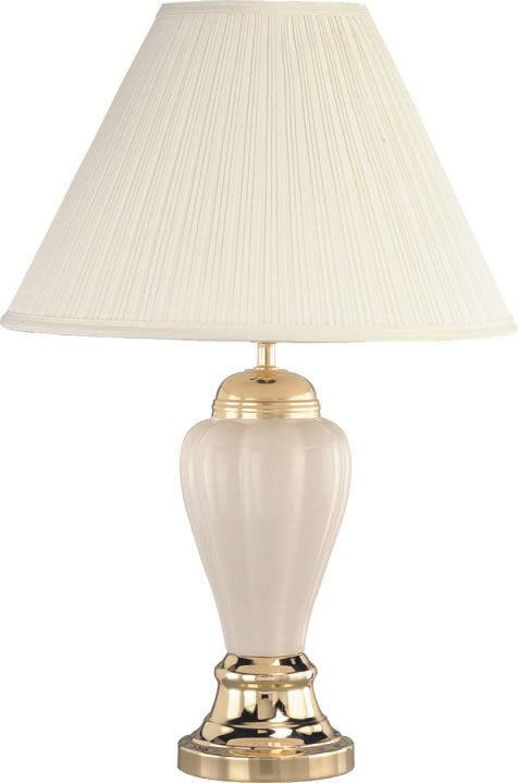 Pottery Ivory Table Lamp ACME East