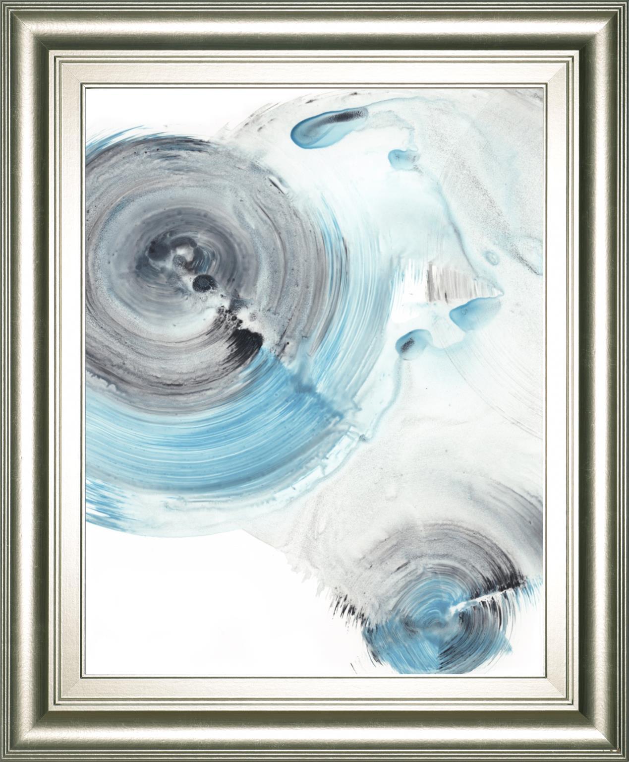 22x26 Ripple Effect III By Ethan Harper - Light Blue Classy Art