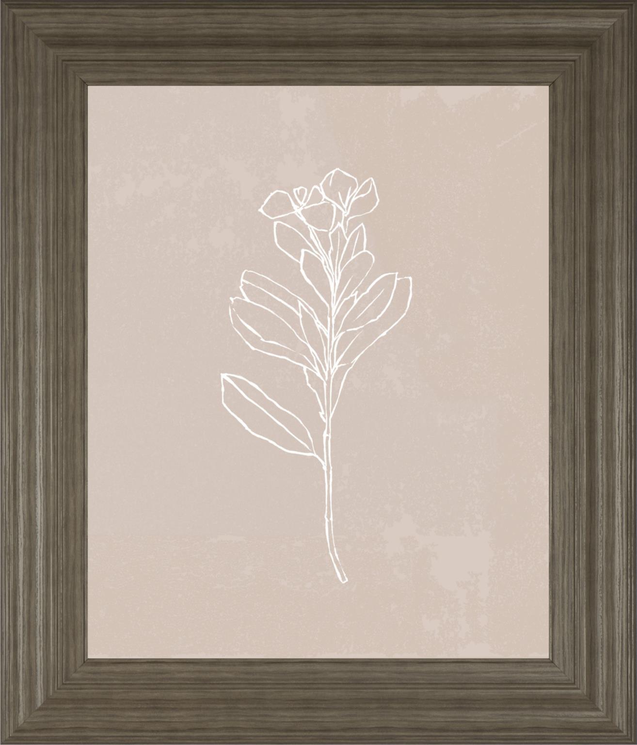 22x26 Blush Bloom I By Annie Warren - Beige Classy Art