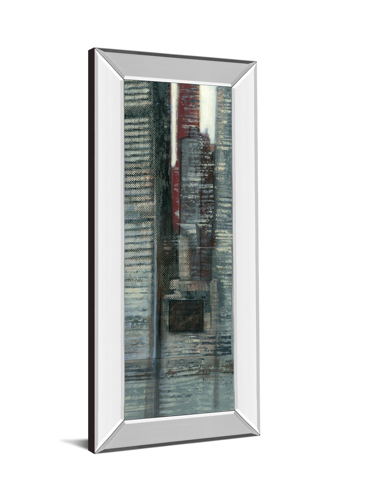 Urban Landscape VI By Norman Wyatt - Mirror Framed Print Wall Artt - Dark Gray Classy Art