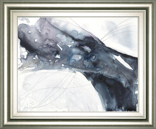 22x26 Agate Wave II By Jennifer Goldberger - Blue Classy Art