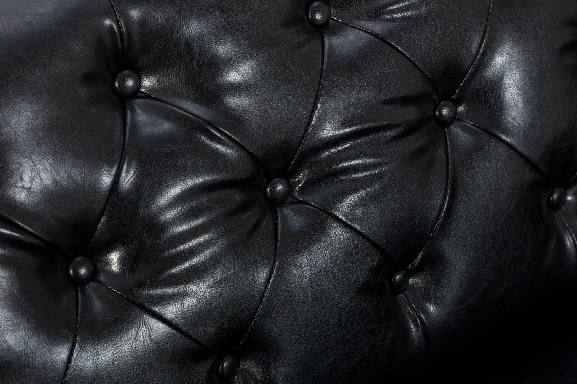 2047 Black Faux Leather Sofa House to Home Furnishings LLC