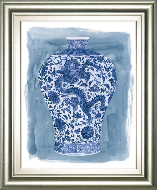 22x26 Ming Vase II By Melissa Wang - Blue Classy Art