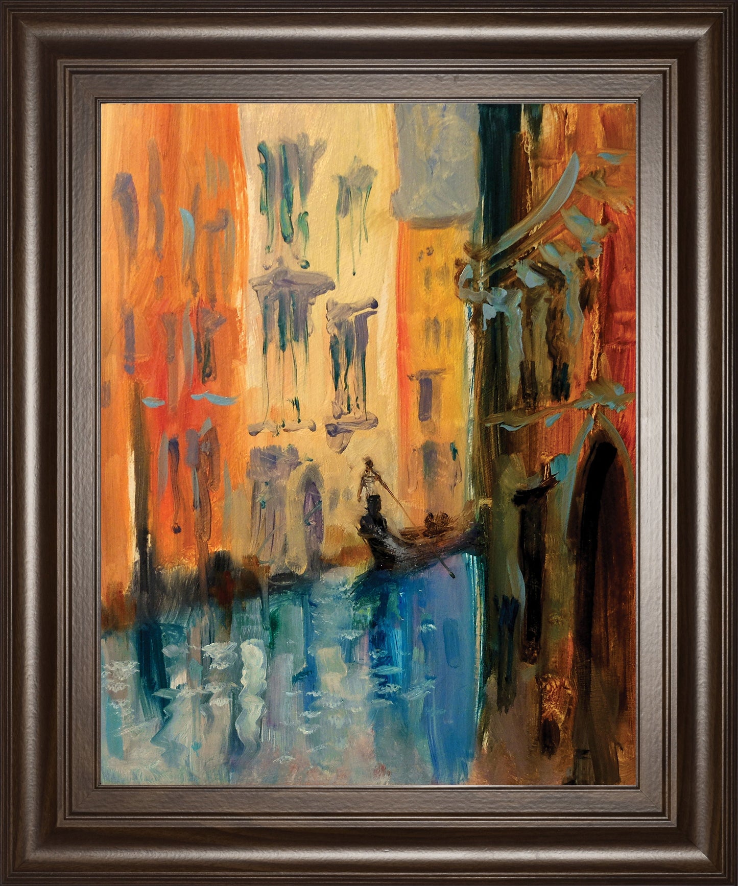 Venice I By Anne Farrall Doyle - Framed Print Wall Art - Light Brown Classy Art