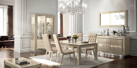 ESF Furniture - La Star Day Composition 3 Dining Table 6 Piece Dining Room Set - LASTARDININGTABLE-6SET ESF Furniture