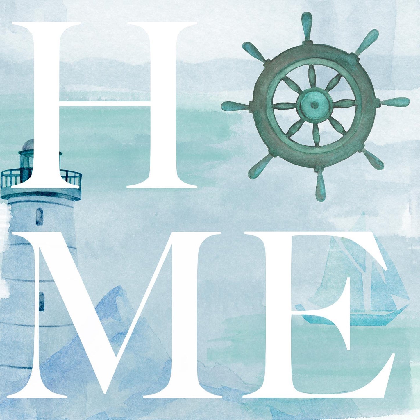 Framed - Nautical Home By Daniela Santiago - Blue Classy Art