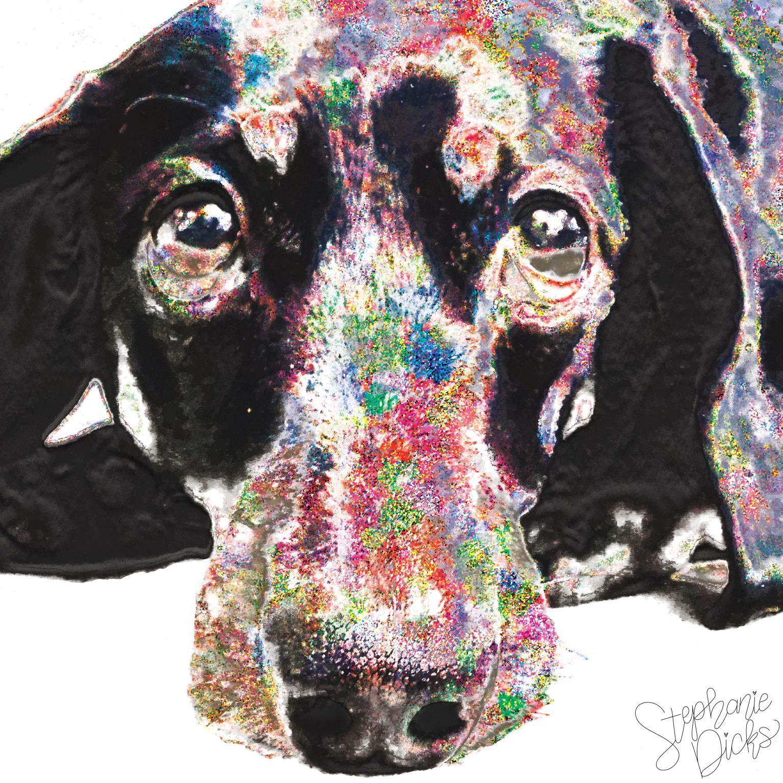 Darla By Stephanie Dicks - Dark Brown Classy Art