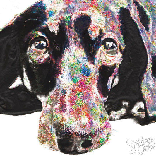 Darla By Stephanie Dicks - Dark Brown Classy Art